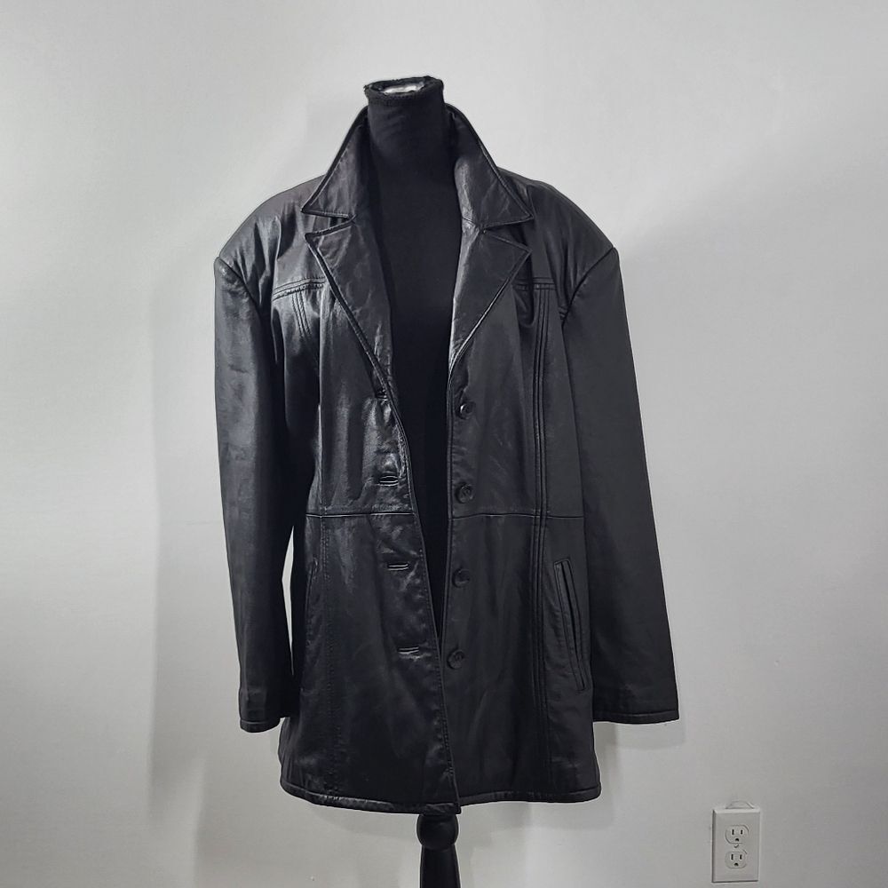 Plus Size Wilsons Women's Black Leather Jacket